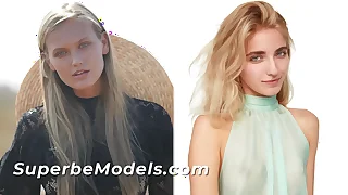 SUPERBE MODELS - (Dasha Elin, Bella Luz) - BLONDE COMPILATION! Gorgeous Models Undress To a considerable extent And Portray Their Perfect Bodies Only For You