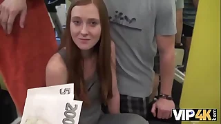 VIP4k&period; Magnificent young girl loves just sports&comma; money&comma; and intercourse